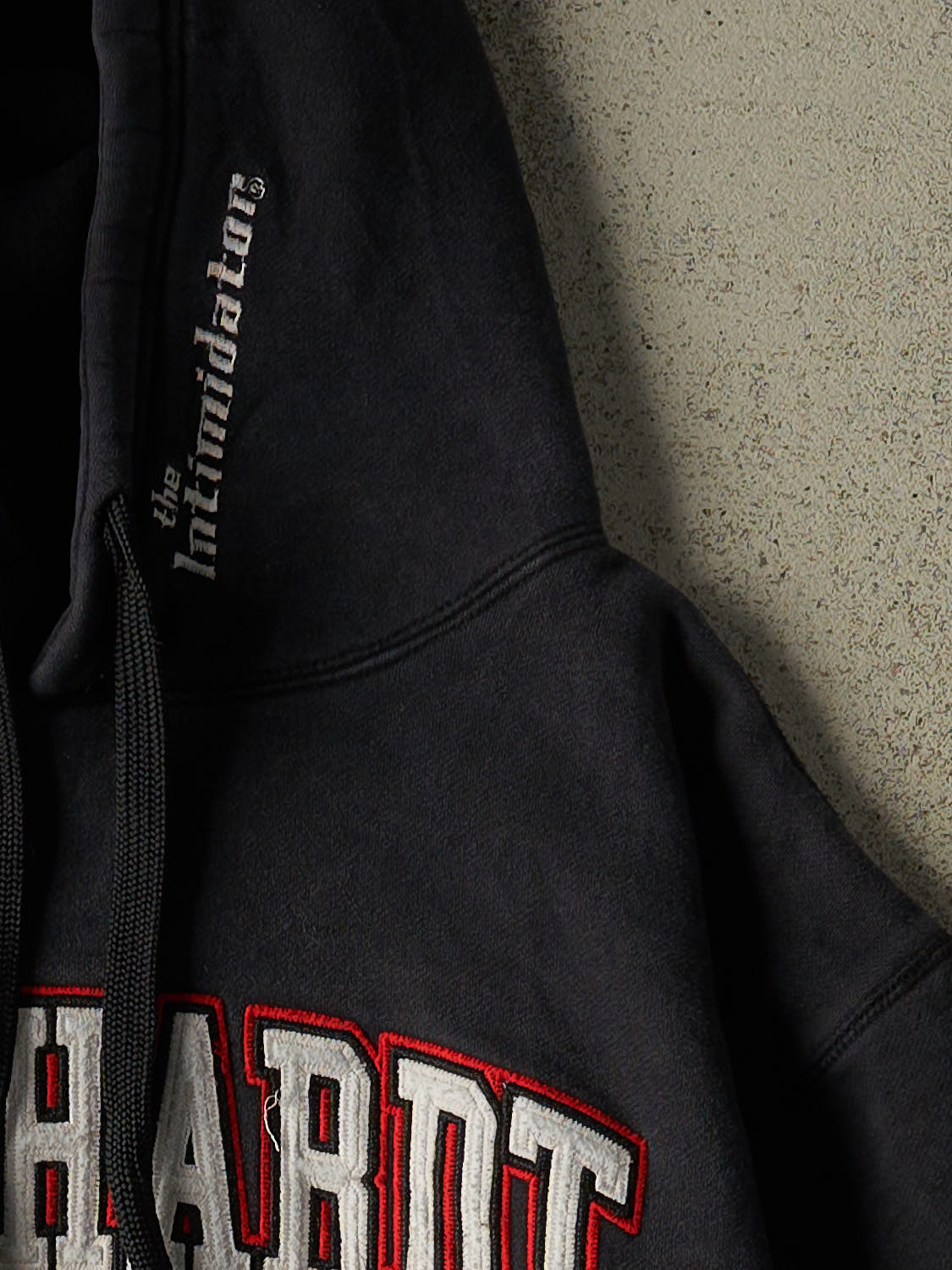 Vintage 90s Black Dale Earnhardt Embroidered Nascar Hoodie (XL)