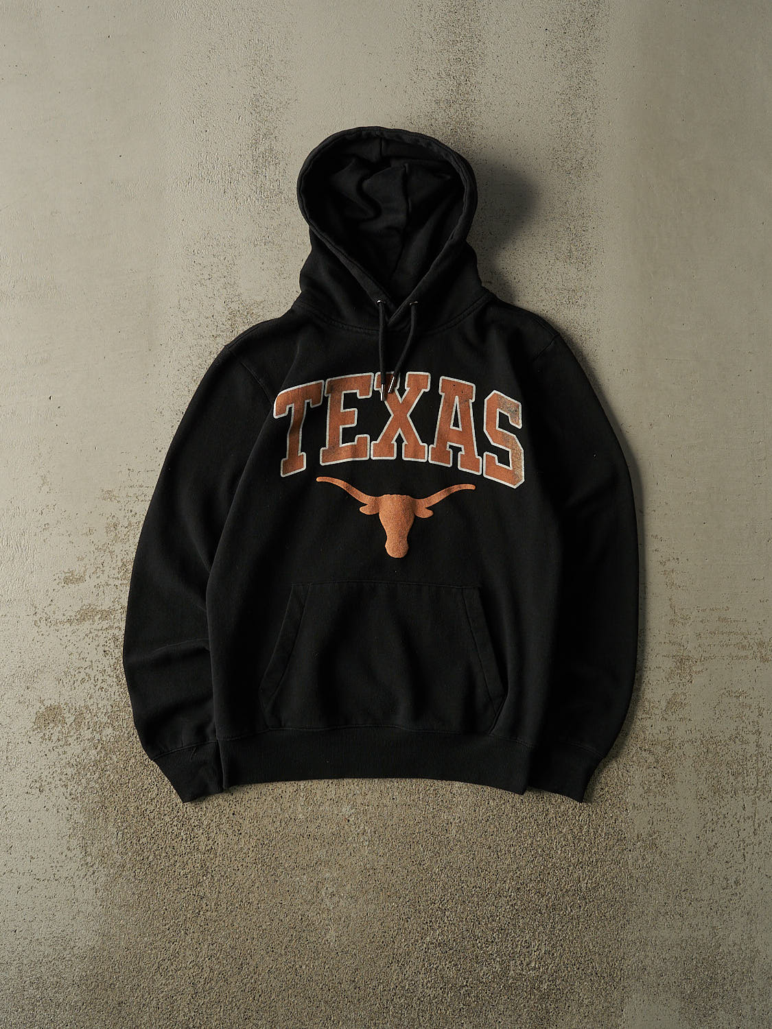 Vintage Y2K Black University of Texas Hoodie (M)