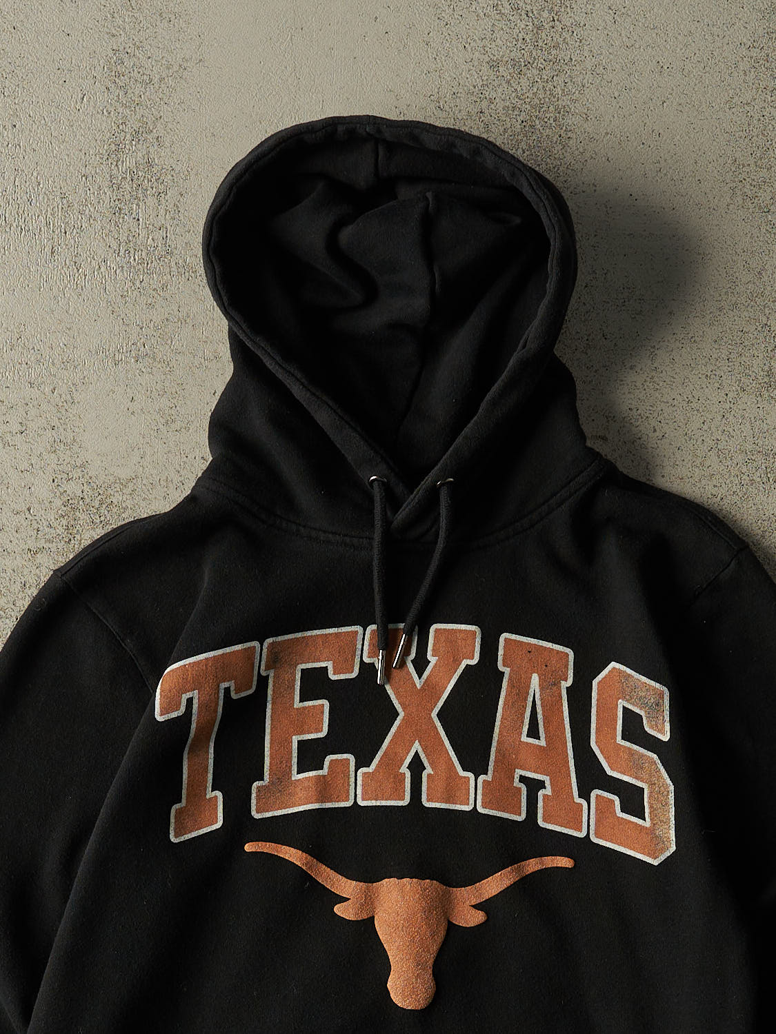 Vintage Y2K Black University of Texas Hoodie (M)