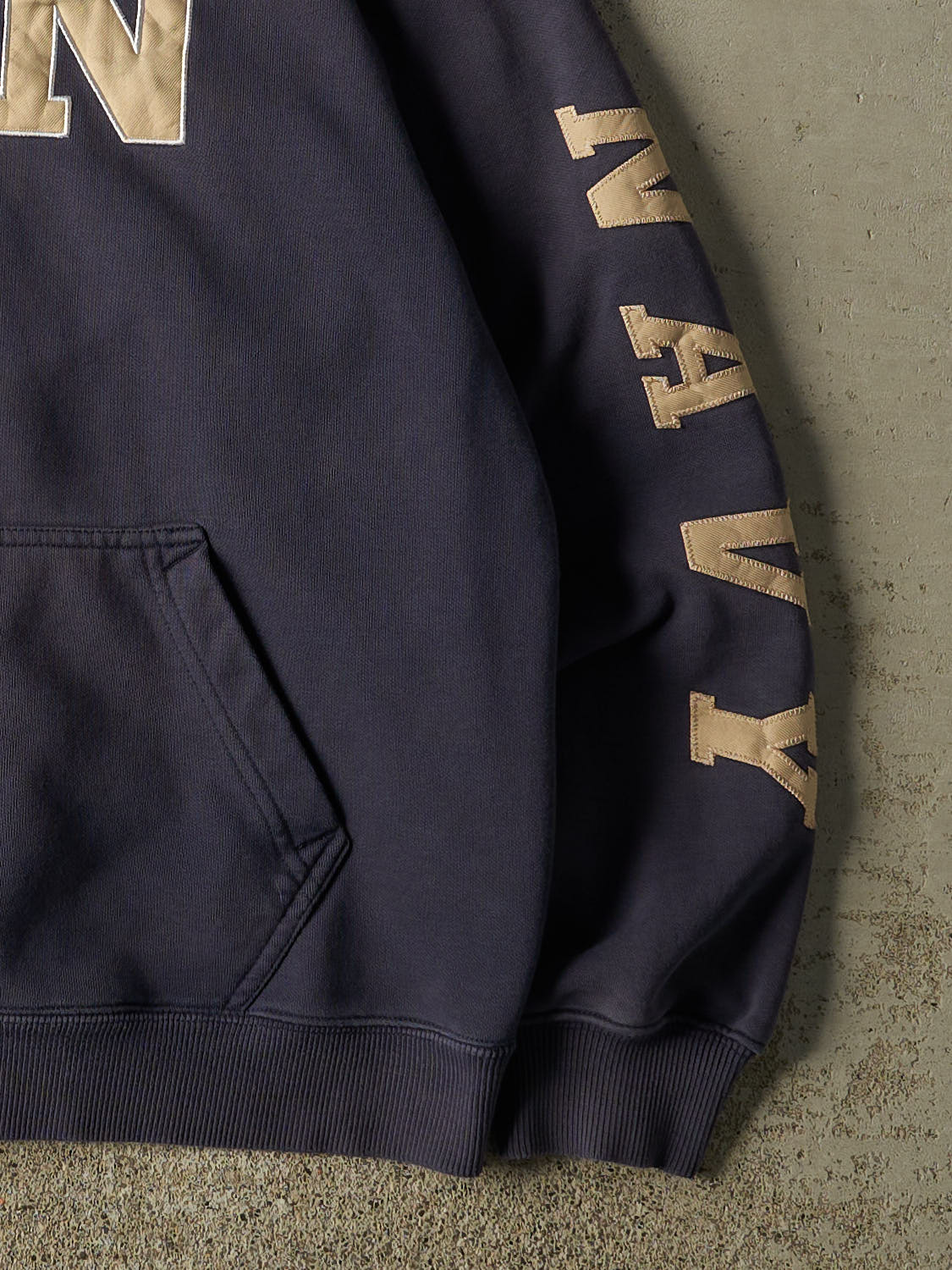 Vintage Y2K Navy Blue US Navy Zip Up Hoodie (M/L)