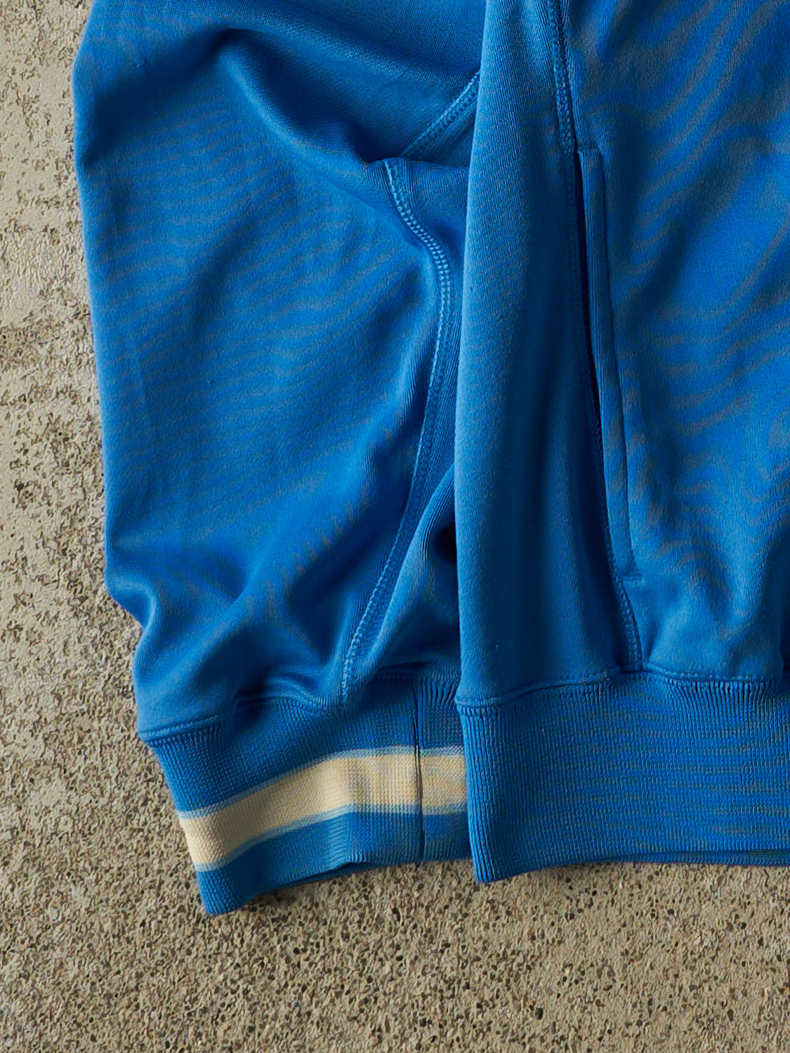 Vintage Y2K Blue Kappa Italia Embroidered Track Sweater (M/L)