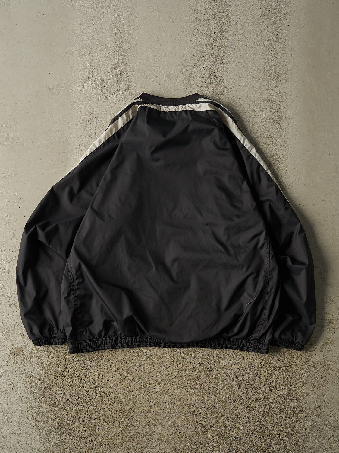 Vintage Y2K Black Adidas Pull Over Windbreaker Jacket (L)