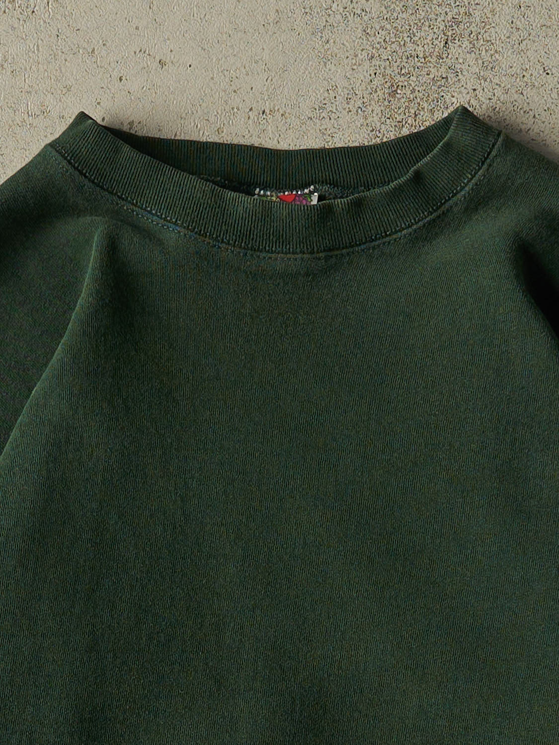 Vintage 90s Green Blank Crewneck (L/XL)