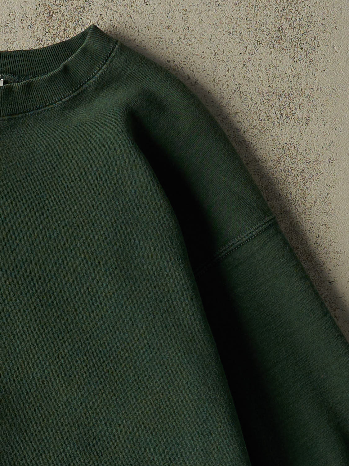 Vintage 90s Green Blank Crewneck (L/XL)