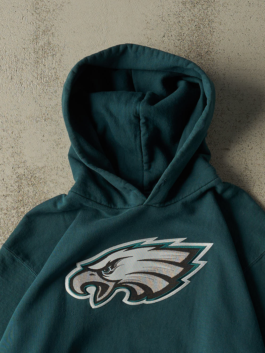 Vintage Y2K Green Philadephia Eagles Embroidered Hoodie (M/L)