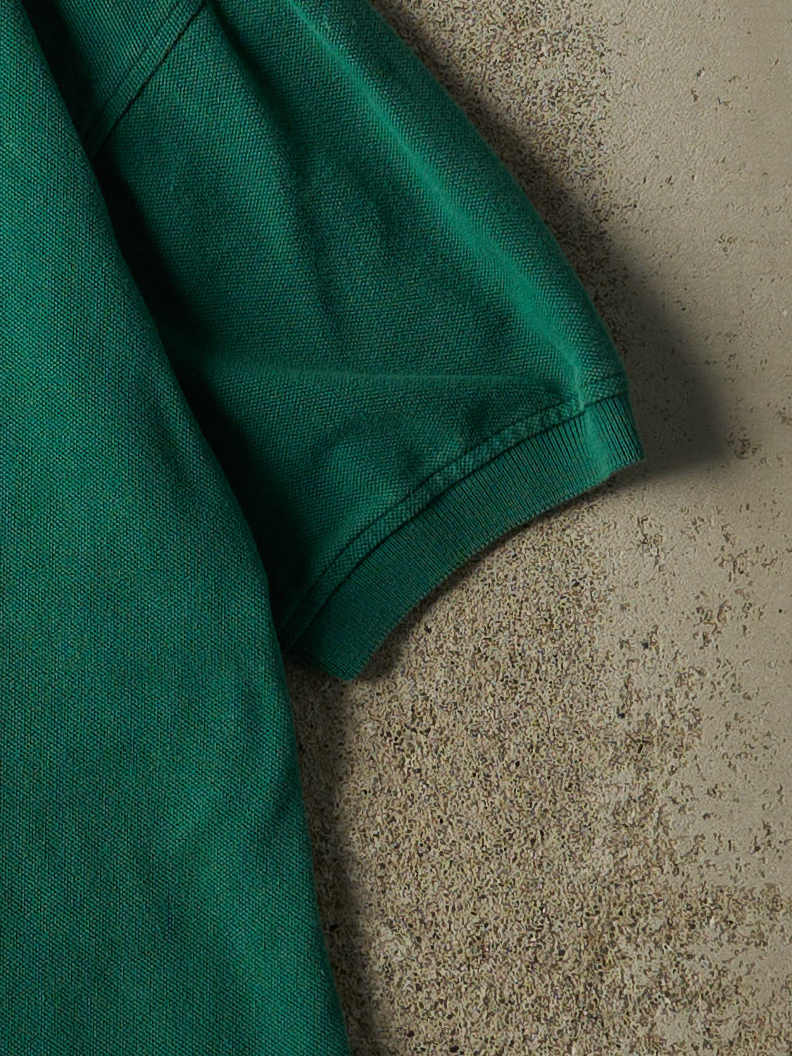 Vintage 90s Green Tommy Hilfiger Quarter Button Tee (M)