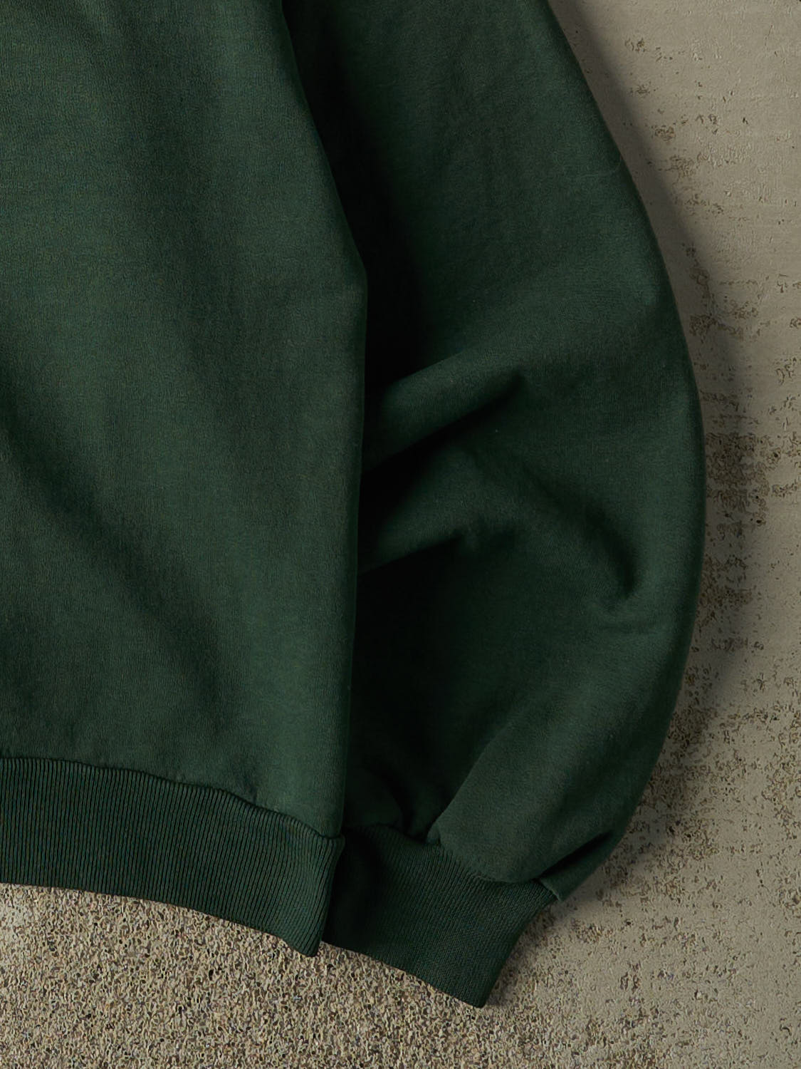 Vintage 90s Green Blank Crewneck (M)