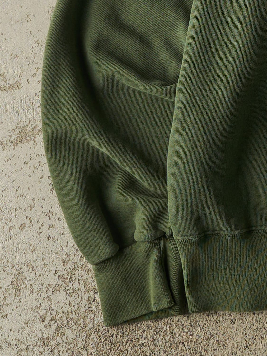 Vintage 90s Sun Faded Green Champion Michigan State University Crewneck (XS/S)