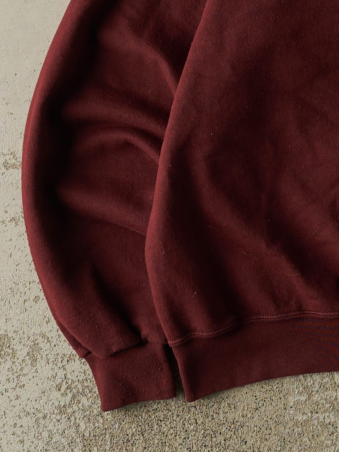 Vintage 90s Burgundy Champion MIT Embroidered Crewneck (L)