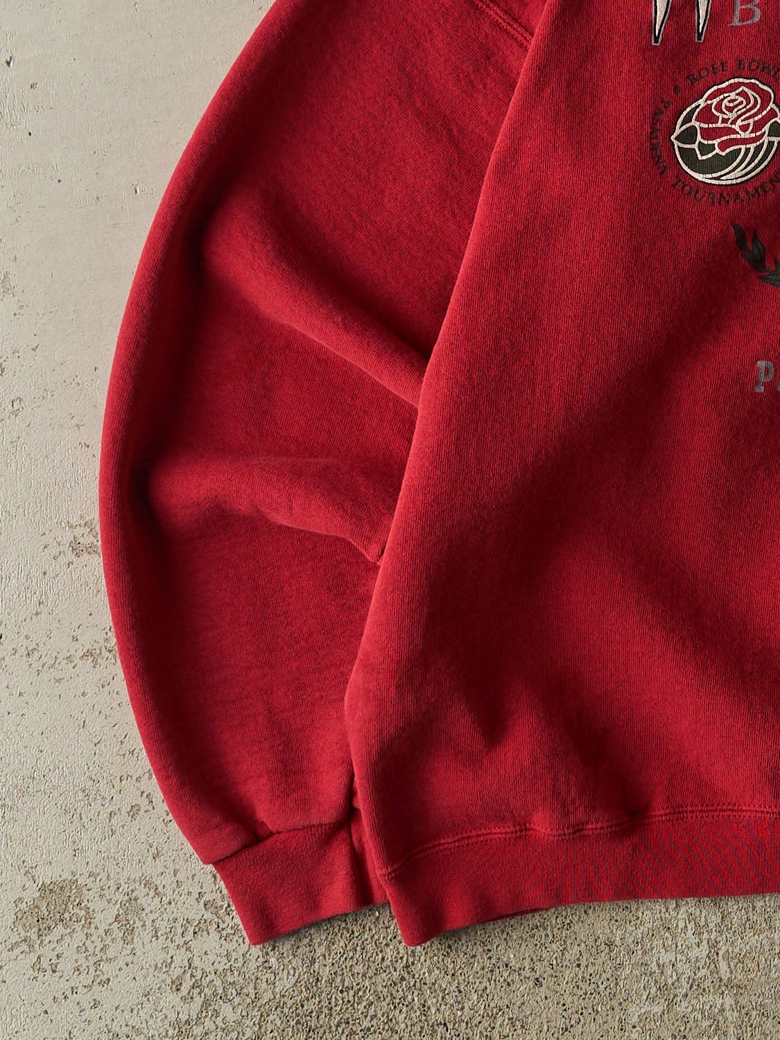 Vintage 94' Burgundy University of Wisconsin Badgers Rosebowl Crewneck (L/XL)
