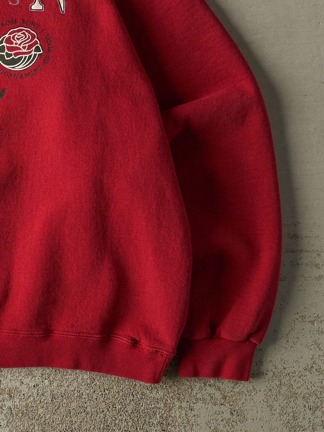 Vintage 94' Burgundy University of Wisconsin Badgers Rosebowl Crewneck (L/XL)