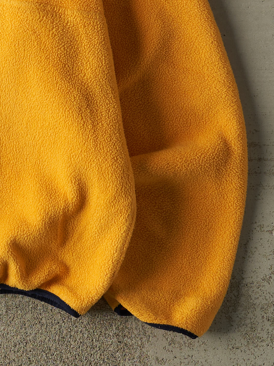 Vintage 90s Yellow LL Bean Zip Up Fleece Jacket (XL)