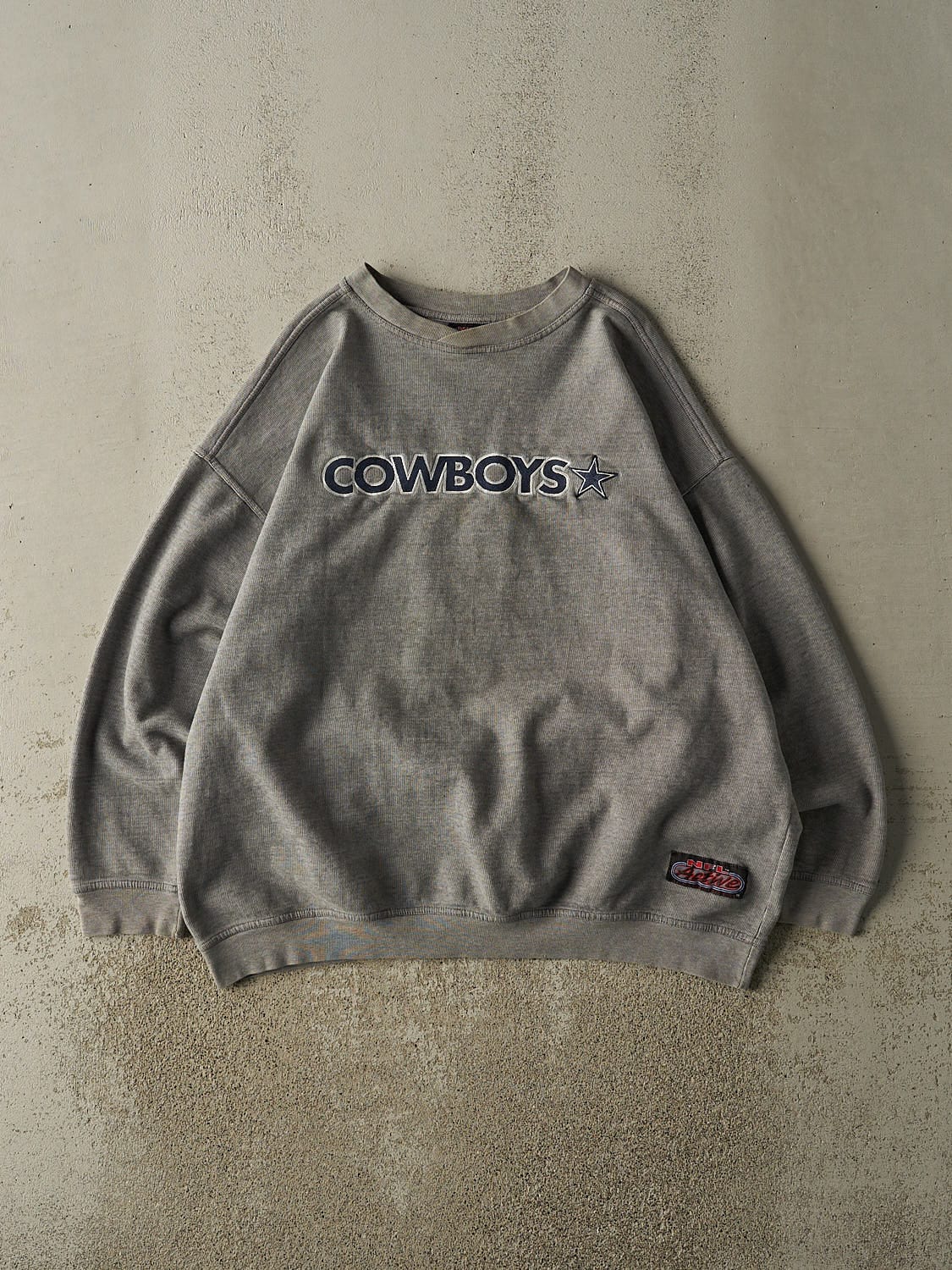 Vintage 97' Charcoal Grey Dallas Cowboys Embroidered Crewneck (XL/XXL)