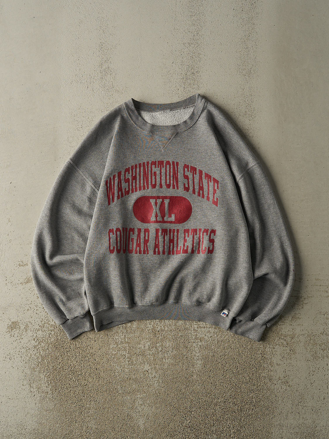 Vintage 90s Grey Russell Athletic Washington State University Cougars Crewneck (M/L)