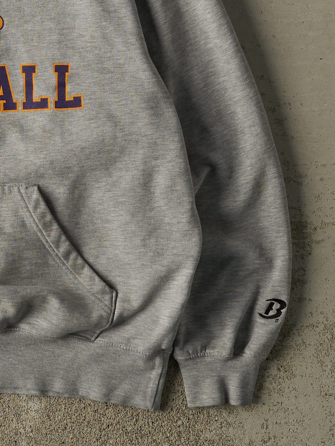 Vintage Y2K Grey Smyrna Baseball Hoodie (M/L)