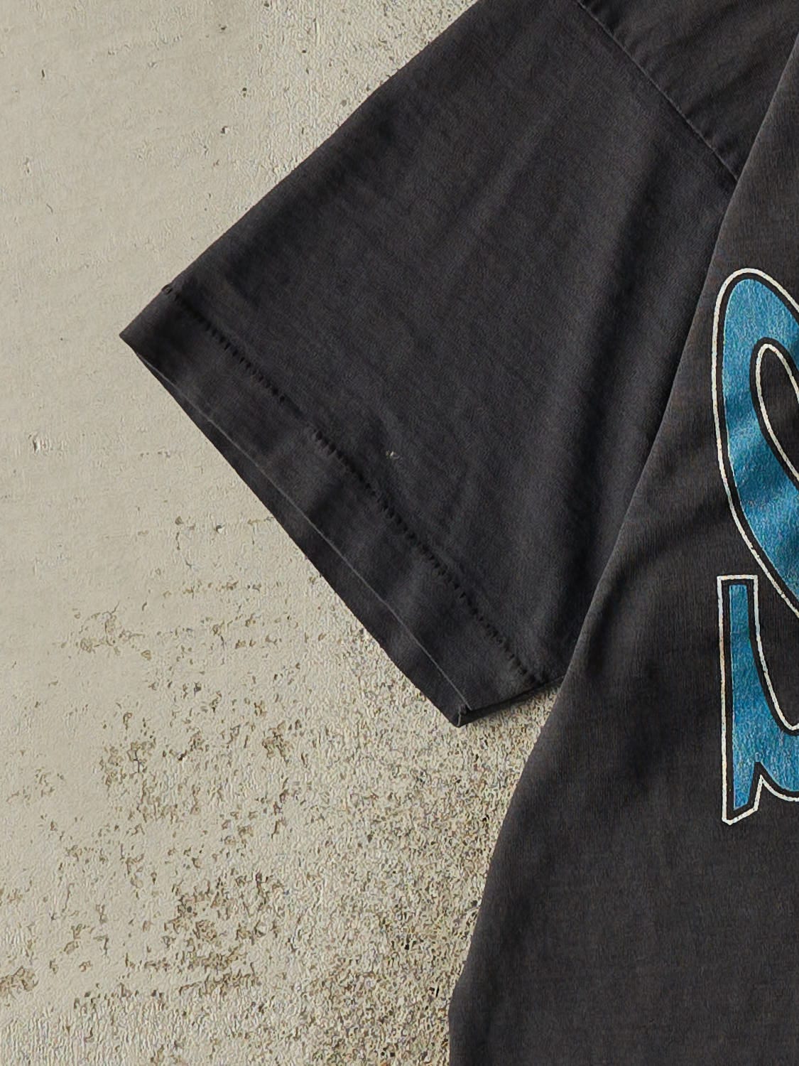 Vintage 91' Faded Black San Jose Sharks Single Stitch Tee (S/M)