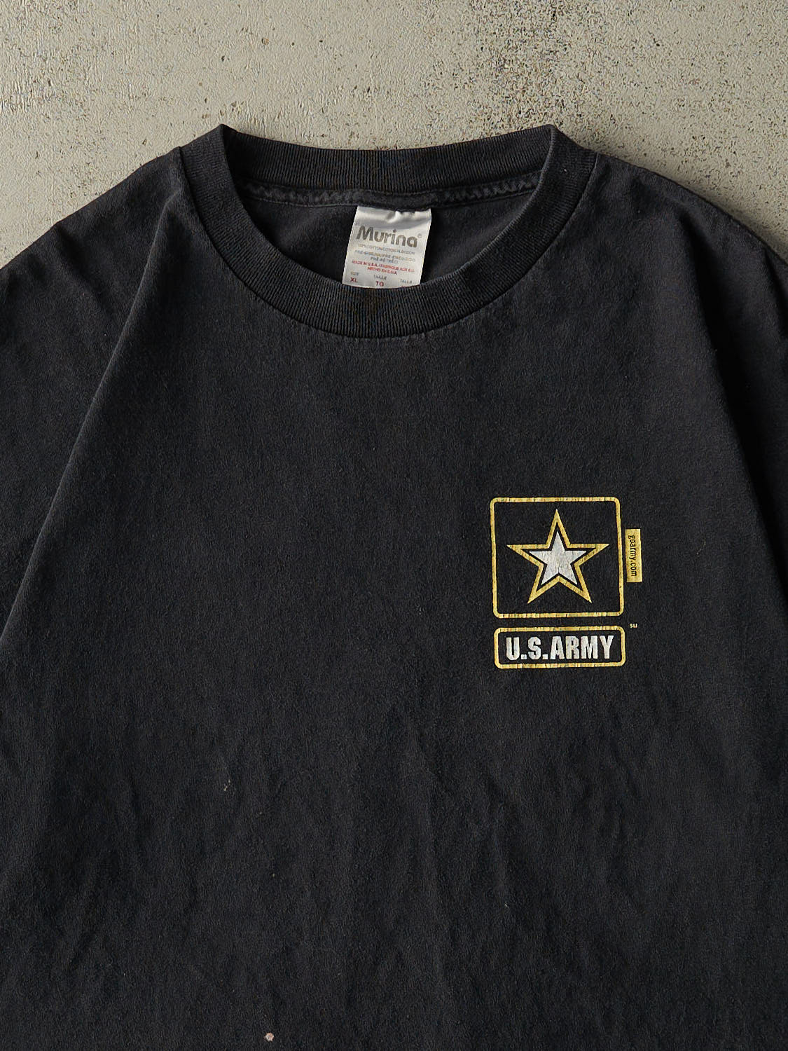 Vintage Y2K Black US Army Tee (L)