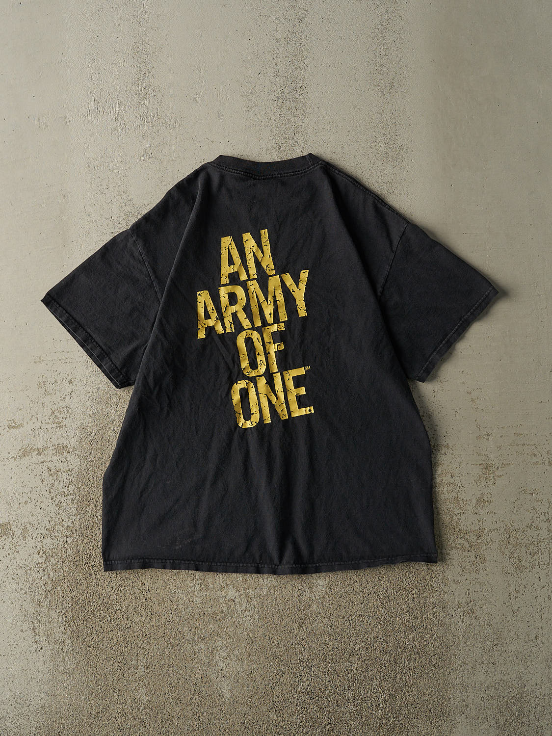 Vintage Y2K Black US Army Tee (L)