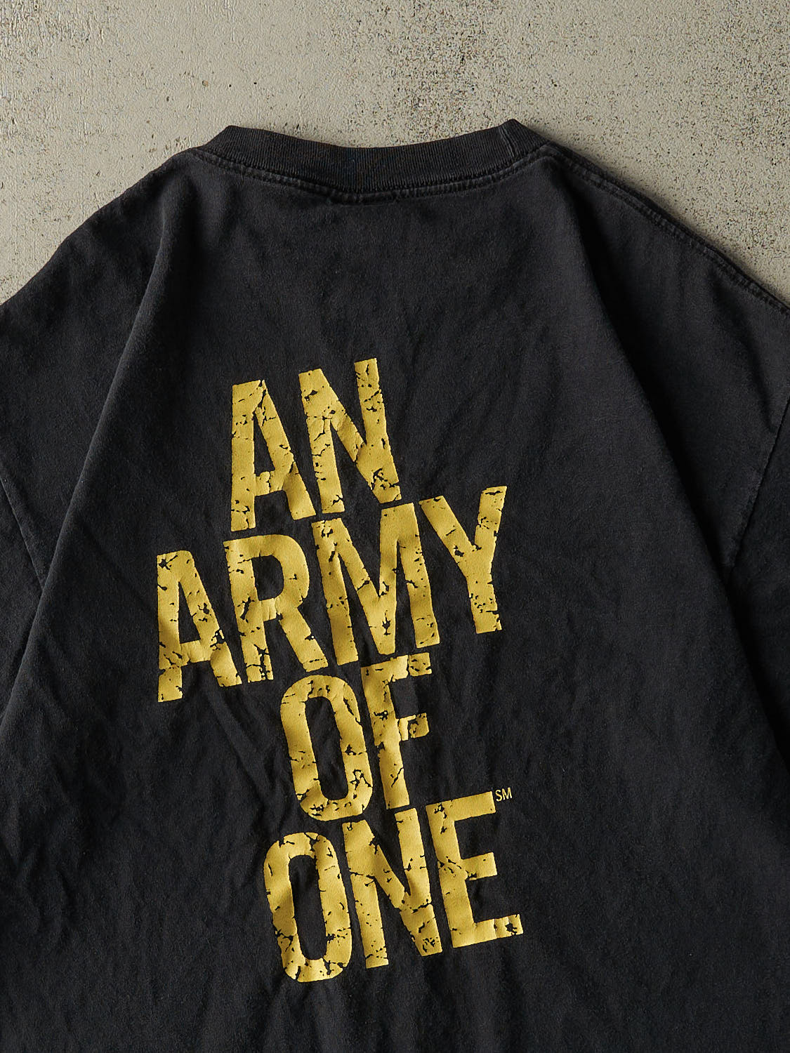 Vintage Y2K Black US Army Tee (L)