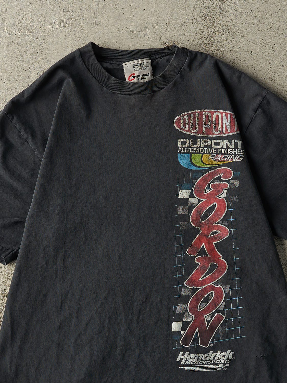 Vintage 98' Faded Black Jeff Gordon Nascar Tee (M/L)