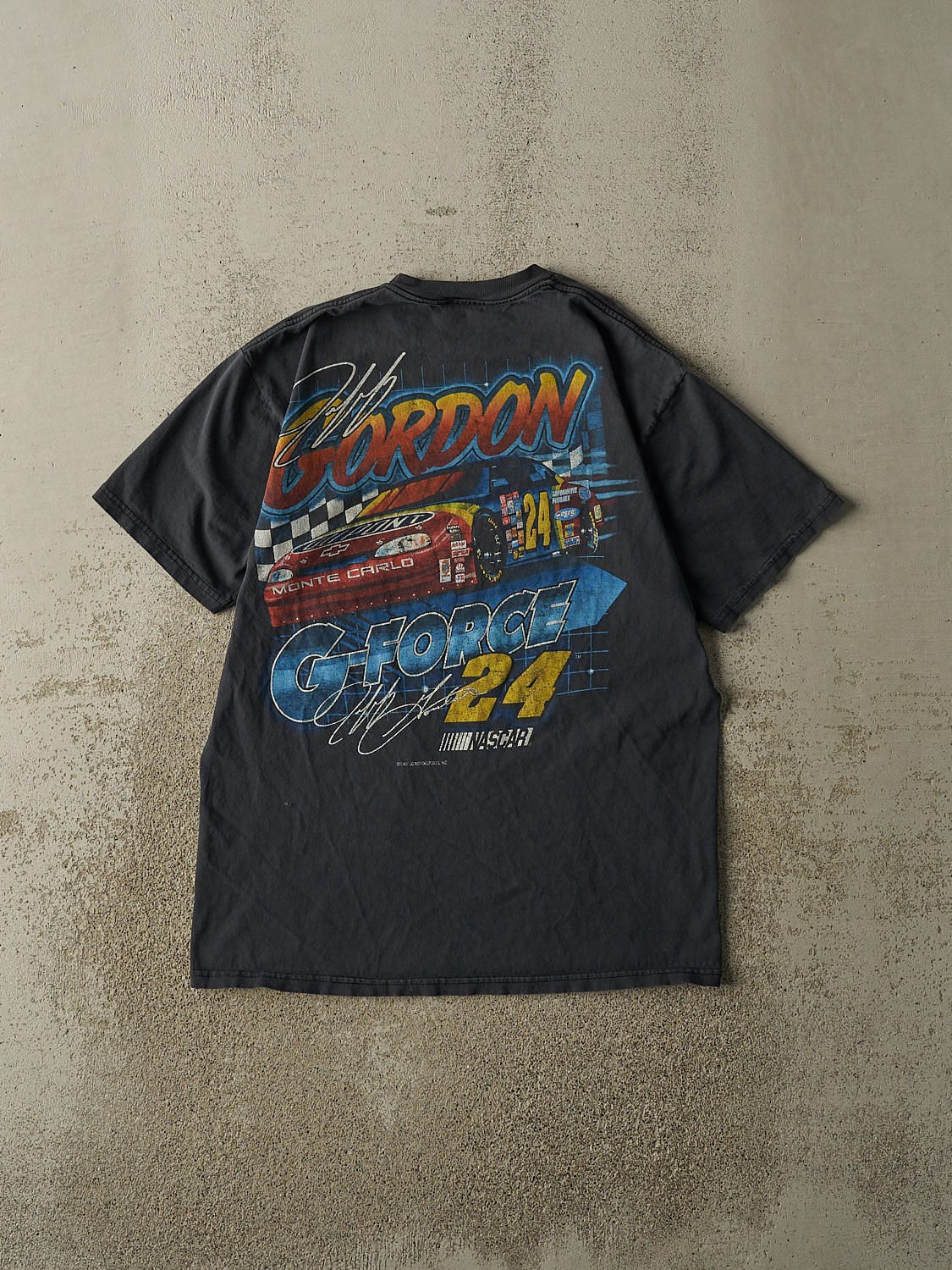 Vintage 98' Faded Black Jeff Gordon Nascar Tee (M/L)
