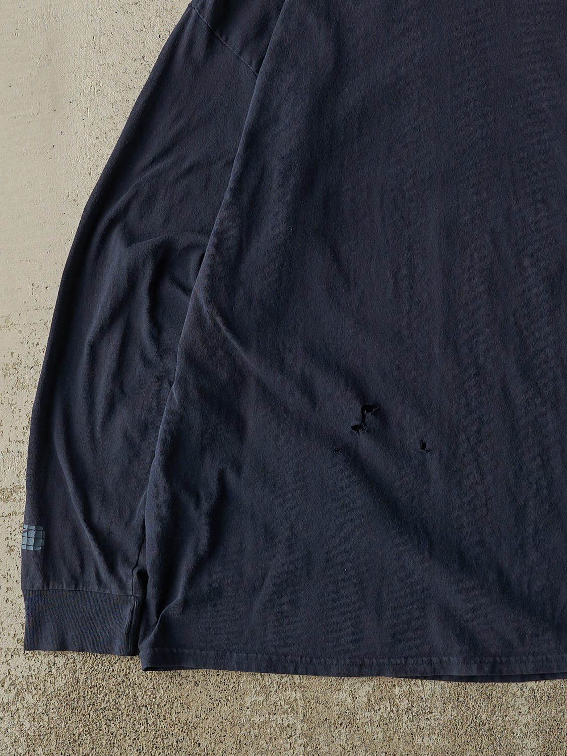 Vintage Y2K Navy Blue Nike Long Sleeve (XL/XXL)