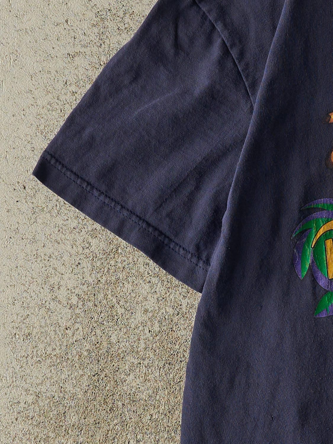 Vintage 90s Navy Blue Rainforest Cafe Orlando Baby Tee (XS/S)