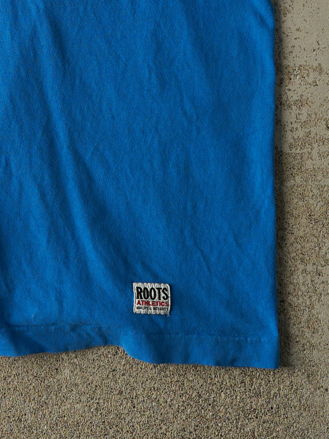 Vintage Y2K Blue Roots Racing Single Stitch Tee (XL)