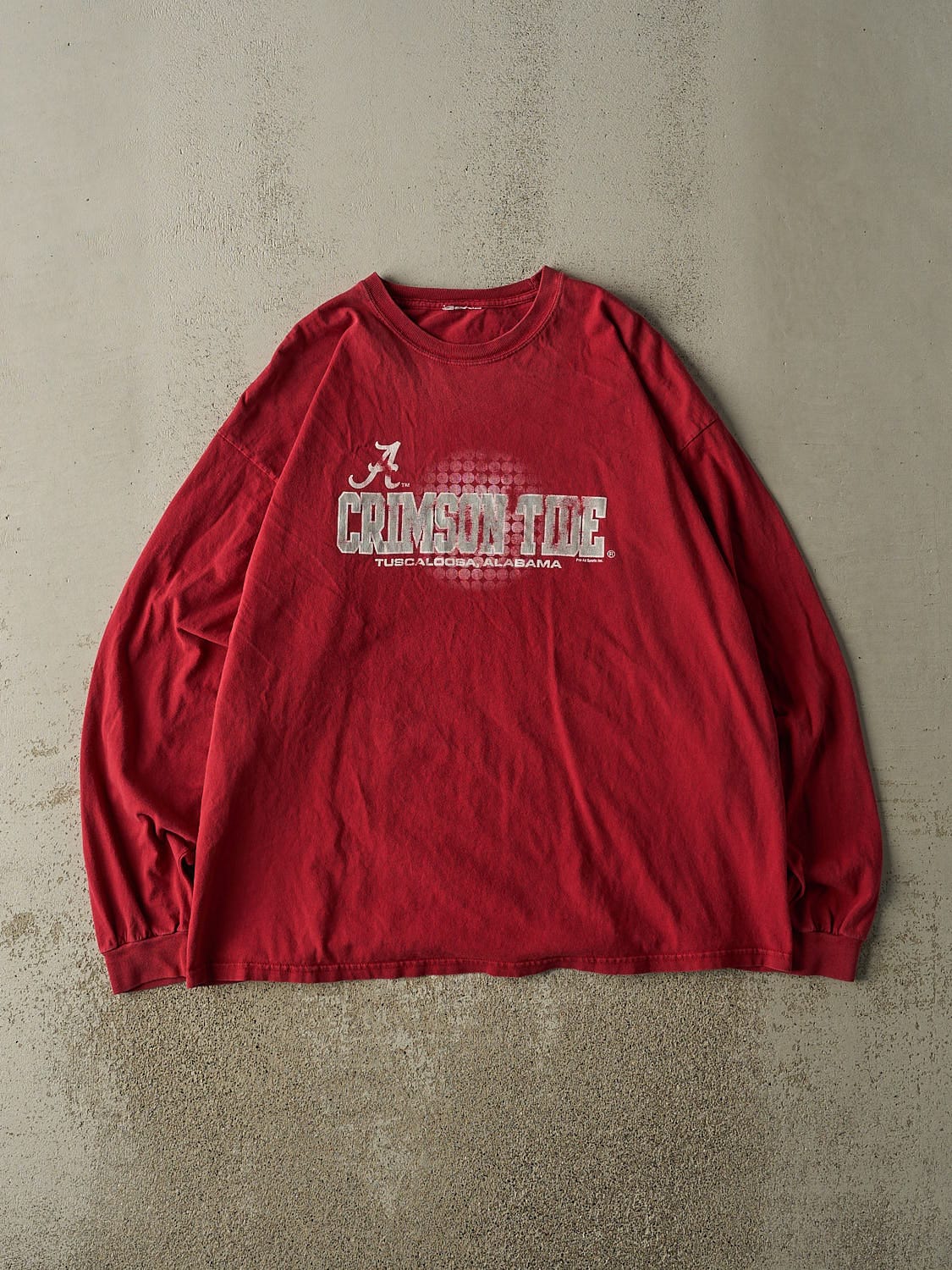 Vintage Y2K Burgundy University of Alabama Crimson Tide Long Sleeve (XL)