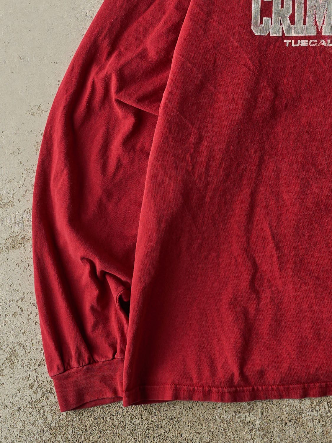 Vintage Y2K Burgundy University of Alabama Crimson Tide Long Sleeve (XL)