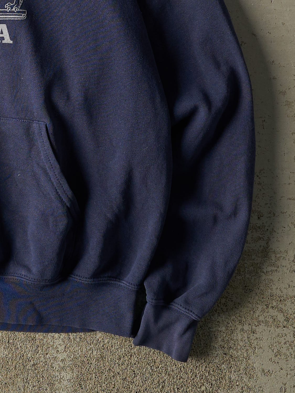 Vintage Y2K Navy Blue München Bavaria Hoodie (S/M)