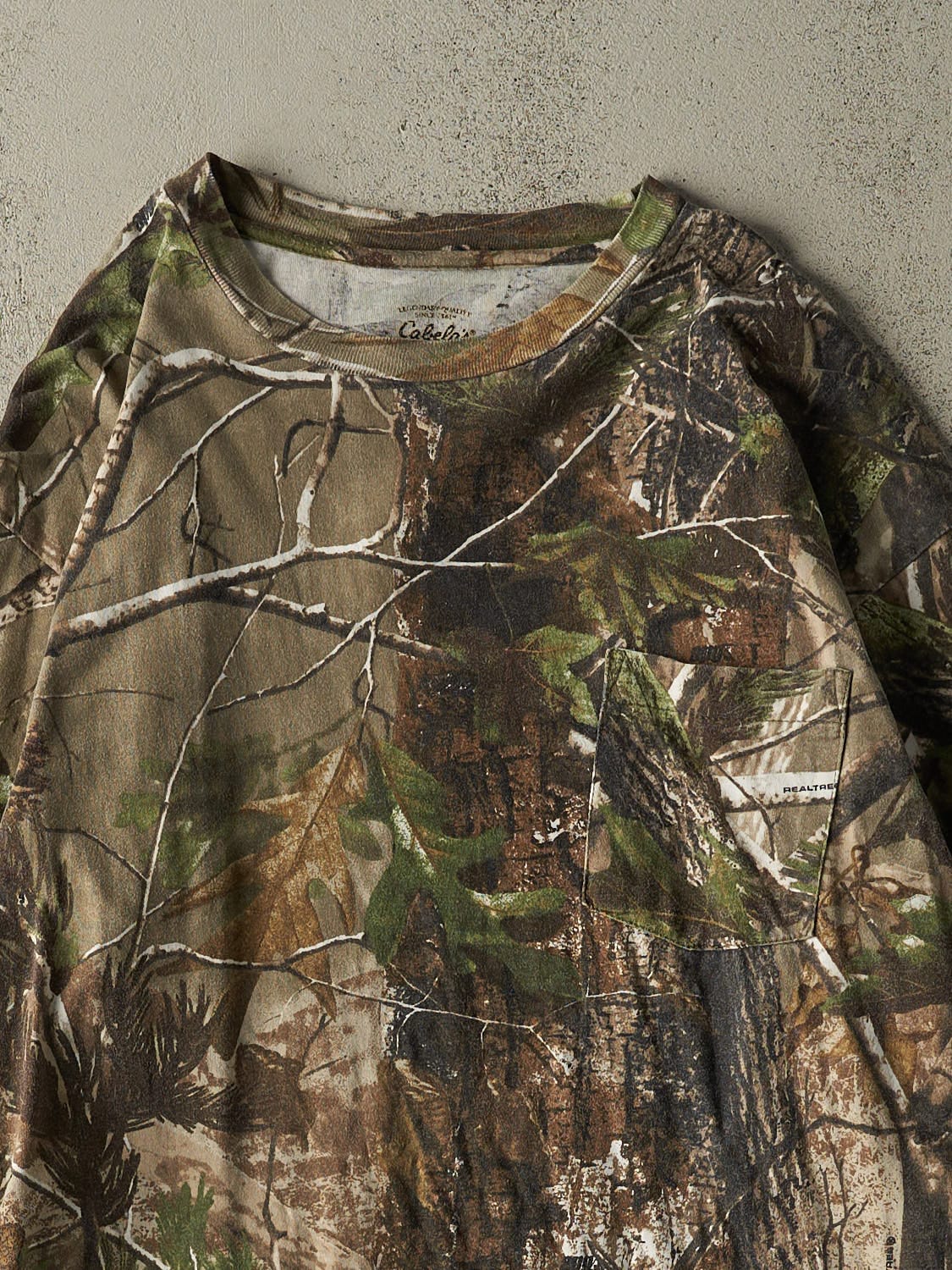 Vintage Y2K Camo Realtree Pocket Long Sleeve (XL/XXL)