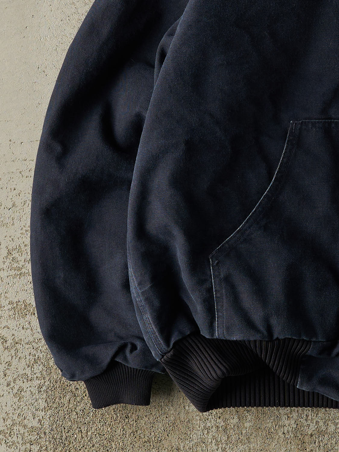 Vintage 90s Navy Blue Carhartt Hooded Active Jacket (M/L)