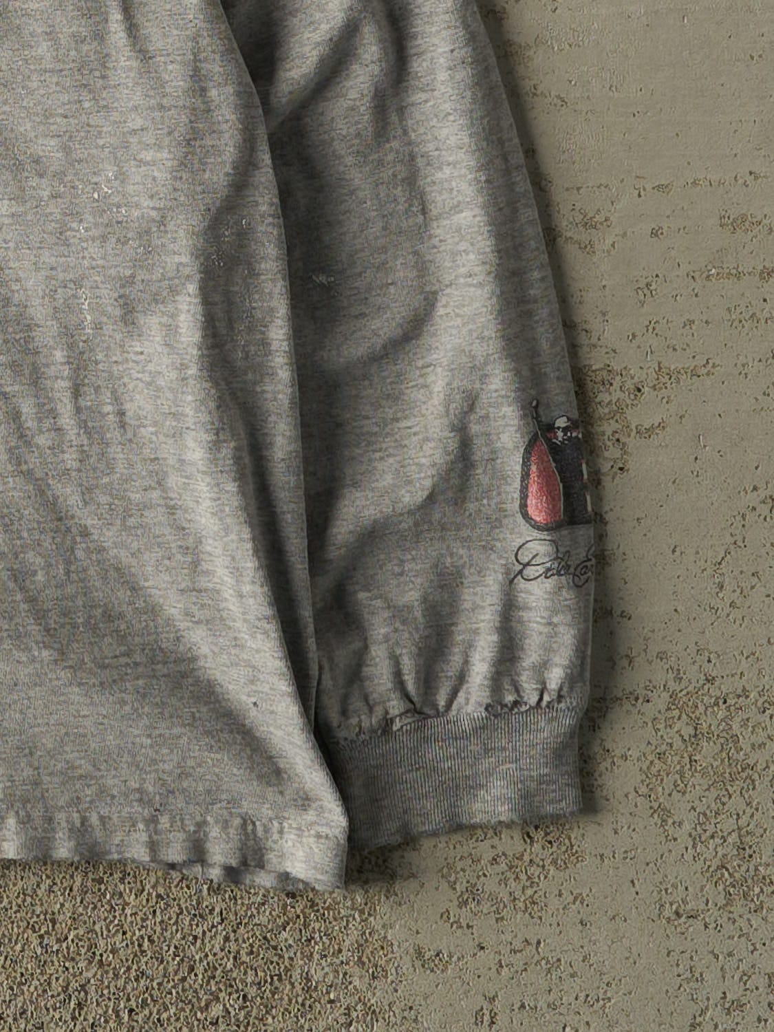 Vintage 90s Grey Dale Earnhardt Nascar Long Sleeve (M/L)