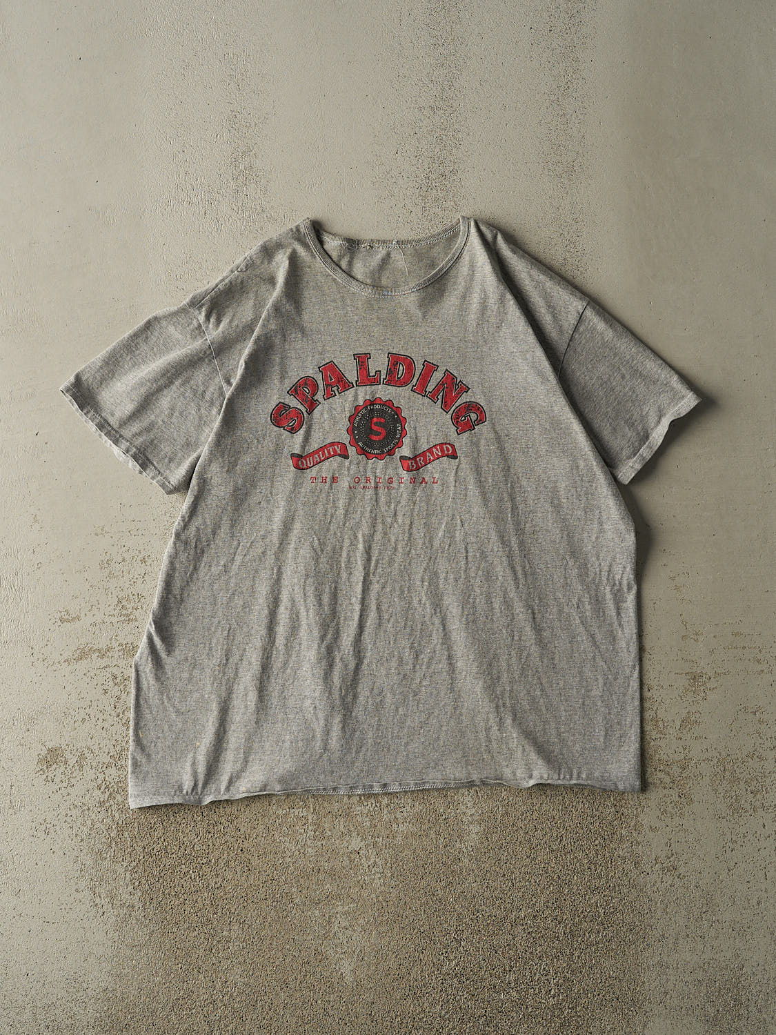 Vintage Y2K Grey Spalding Tee (XL)