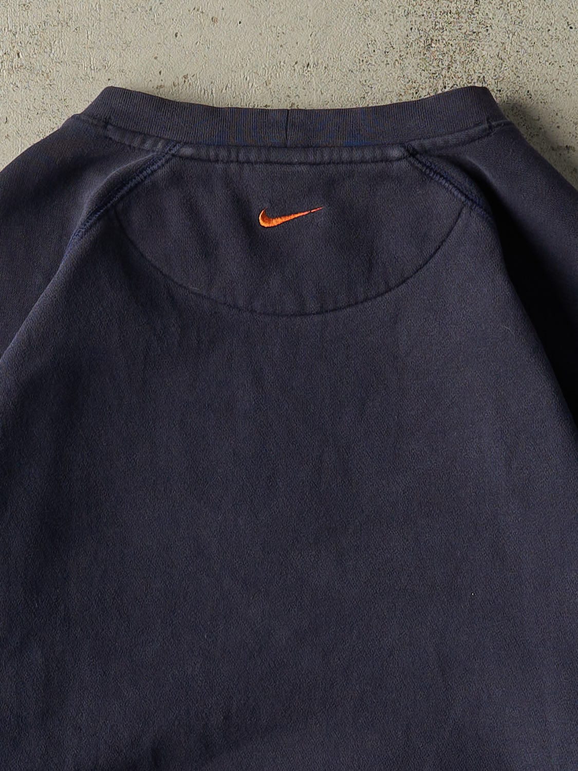 Vintage Y2K Navy Blue Nike Blank Crewneck (L/XL)