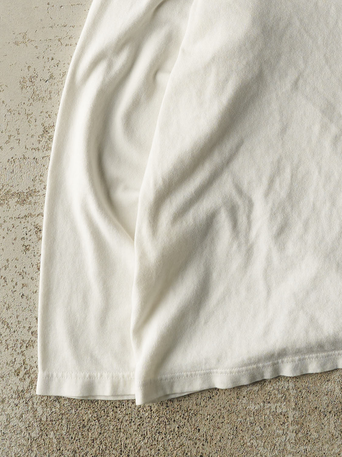 Vintage 90s White Striped Long Sleeve (L)
