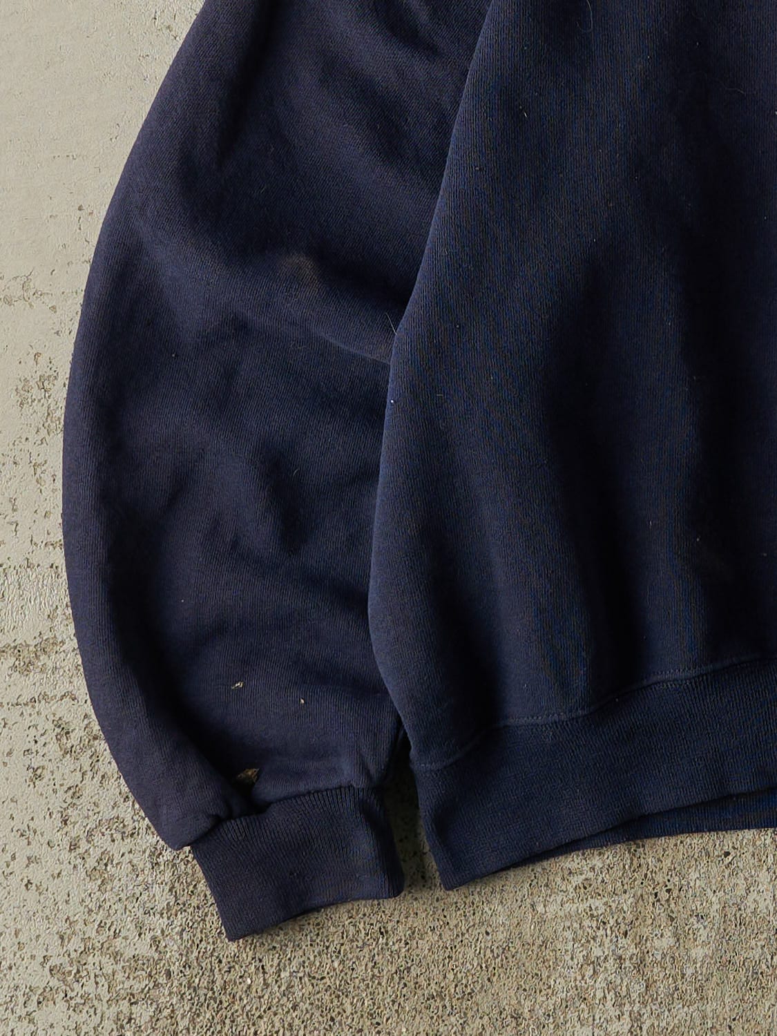 Vintage Y2K Navy Blue Russell Athletic Blank Crewneck (S/M)