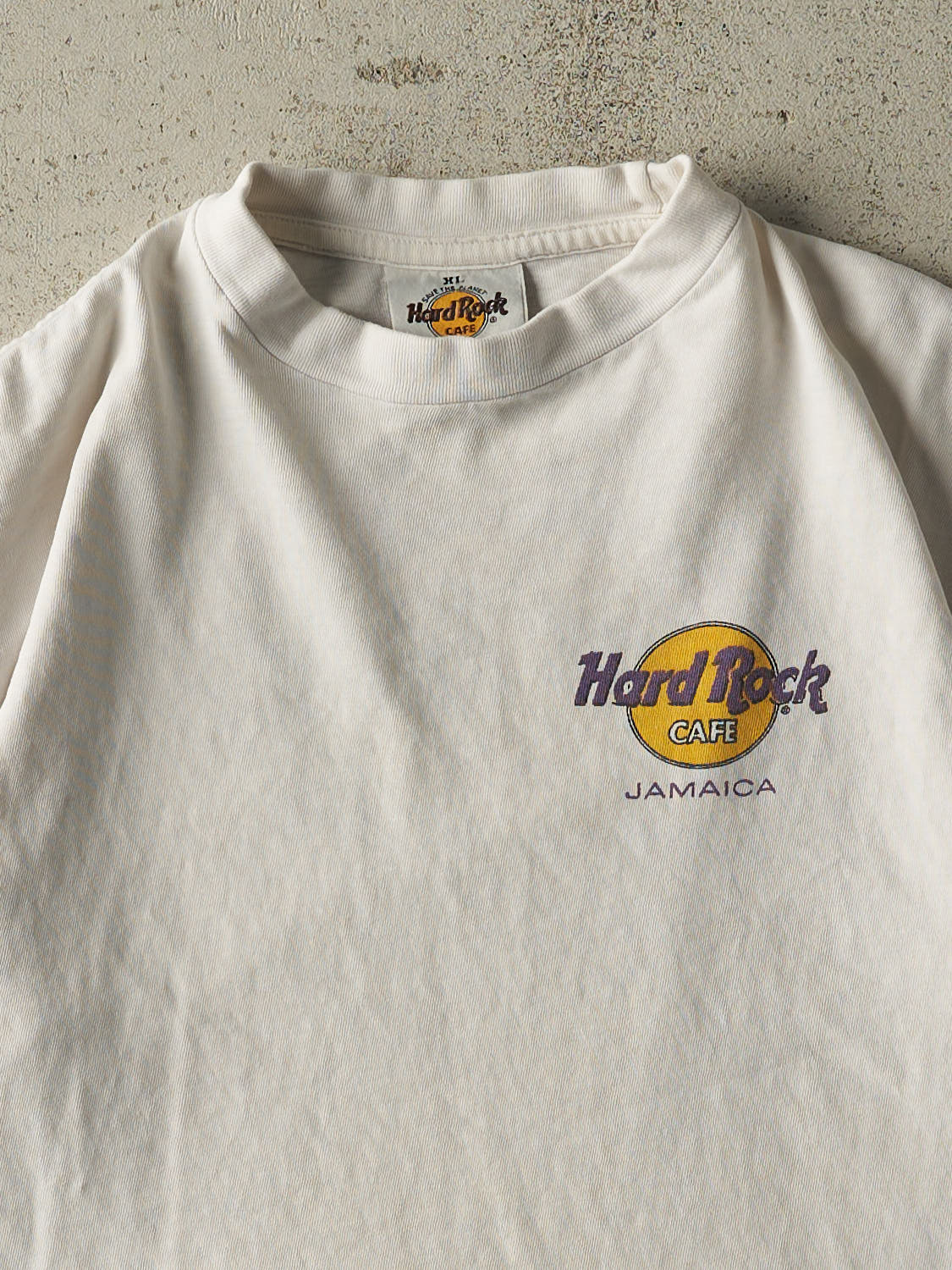 Vintage 90s White Hard Rock Cafe Jamaica Tee (M)