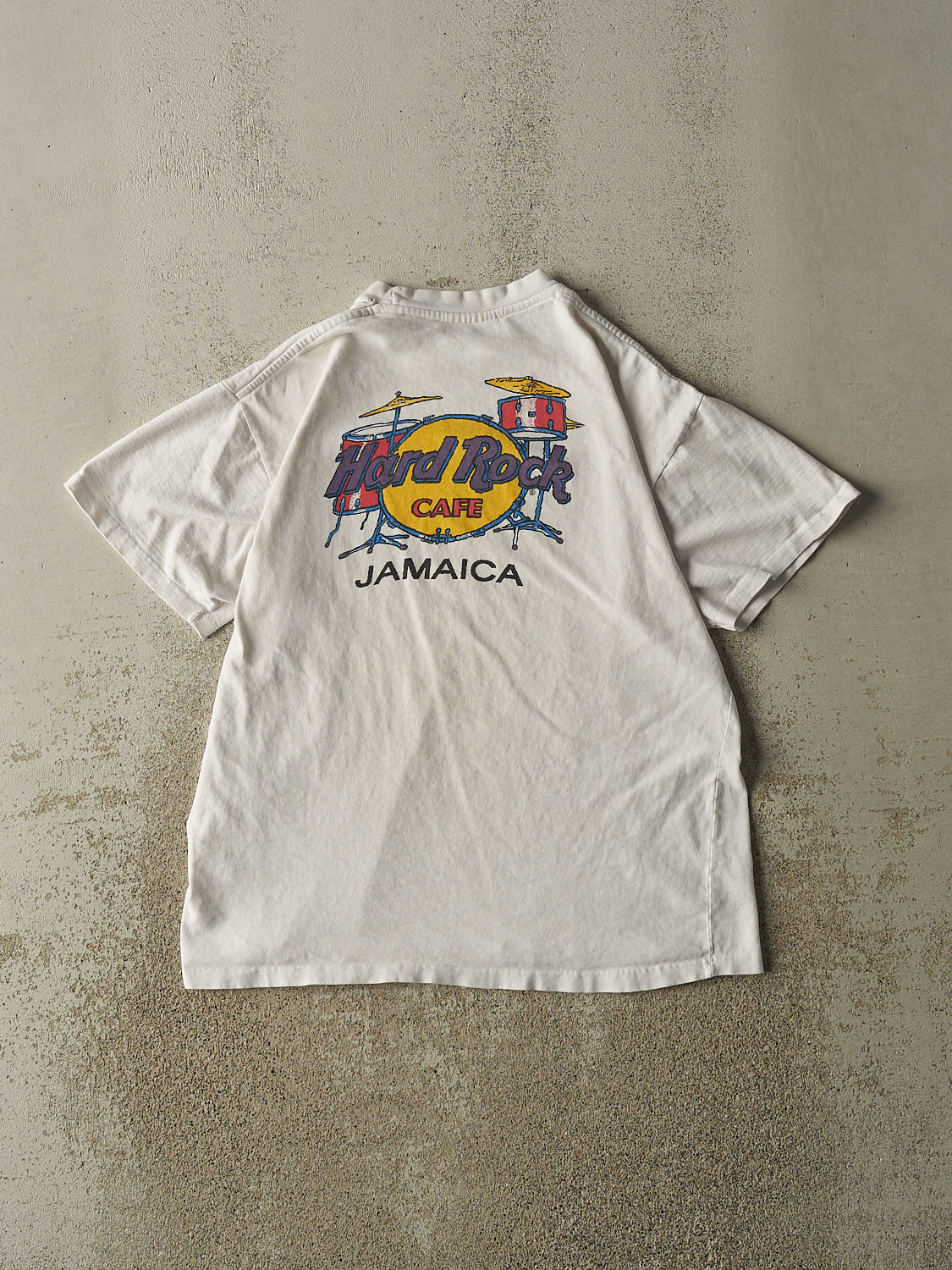 Vintage 90s White Hard Rock Cafe Jamaica Tee (M)