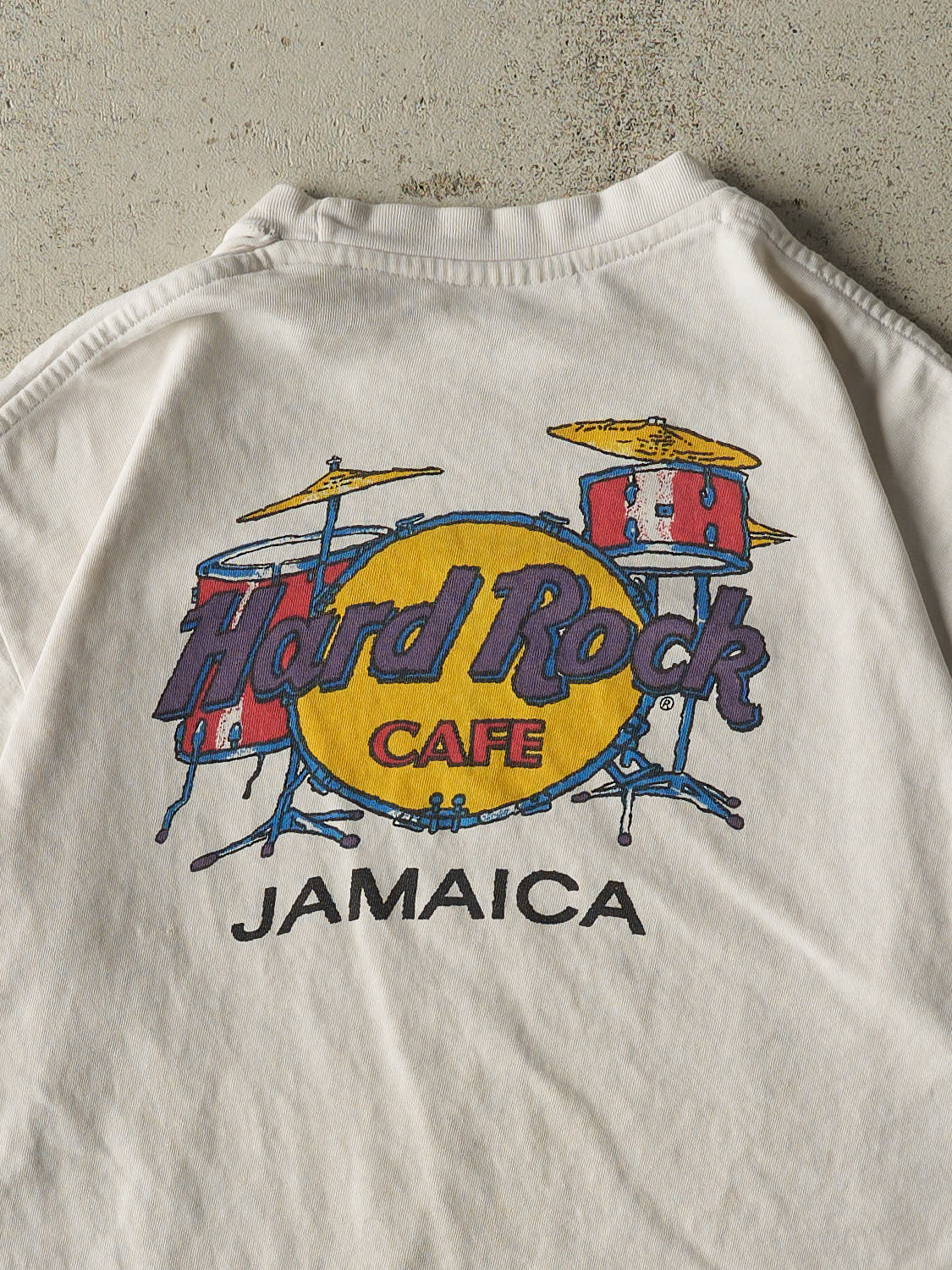 Vintage 90s White Hard Rock Cafe Jamaica Tee (M)