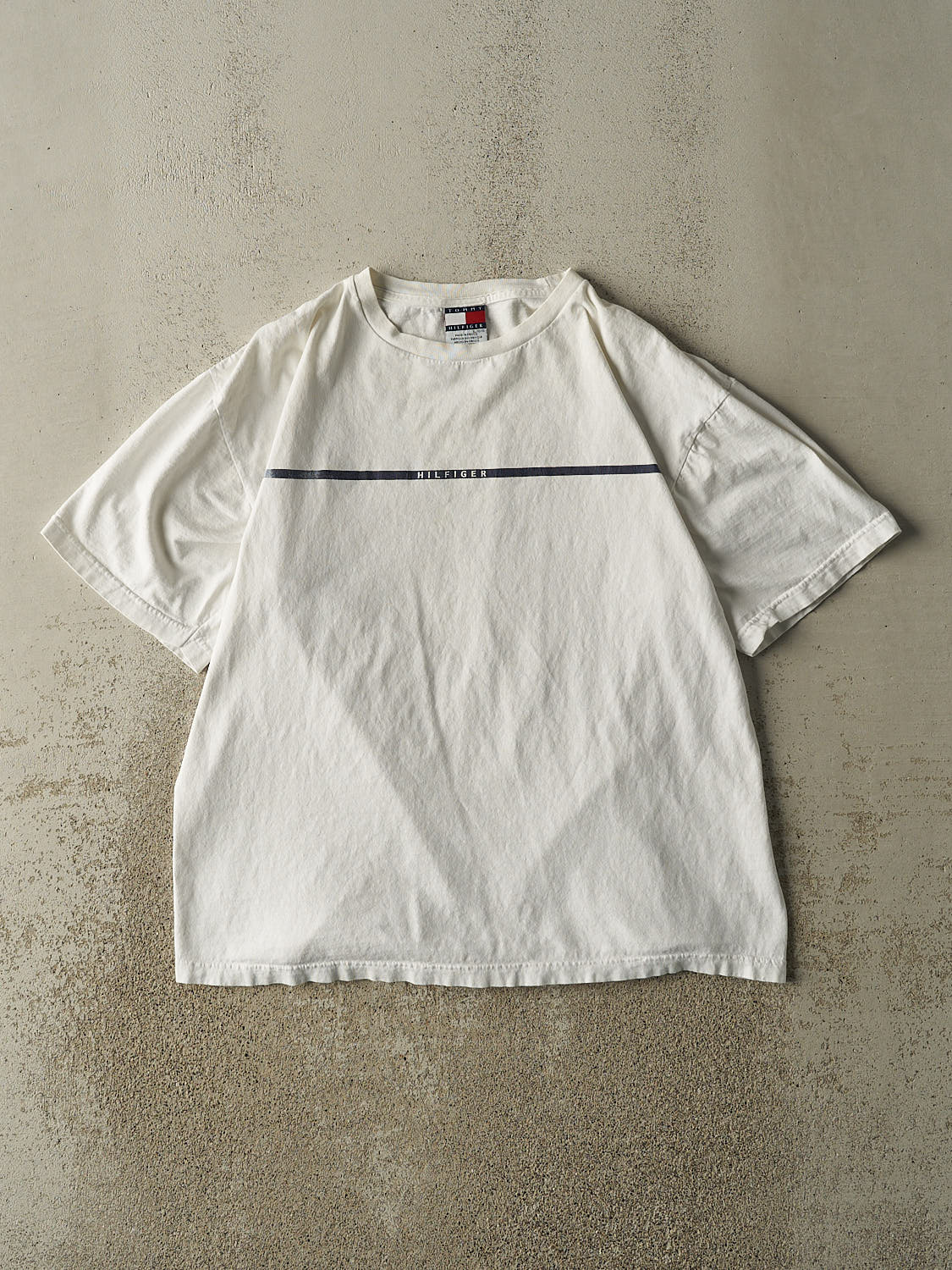 Vintage 90s White Tommy Hilfiger Tee (L)
