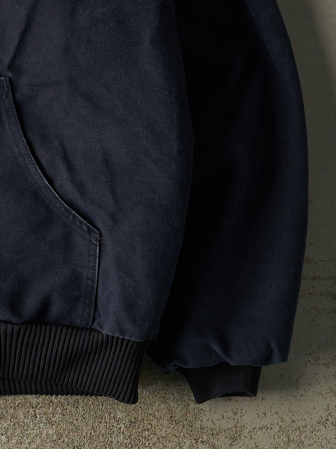 Vintage 90s Navy Blue Carhartt Hooded Active Jacket (M/L)