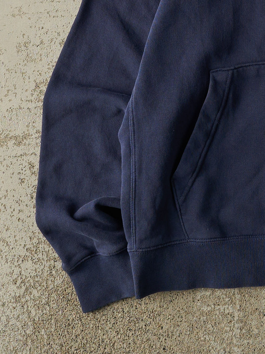 Vintage Y2K Navy Blue Nike Embroidered Hoodie (S/M)
