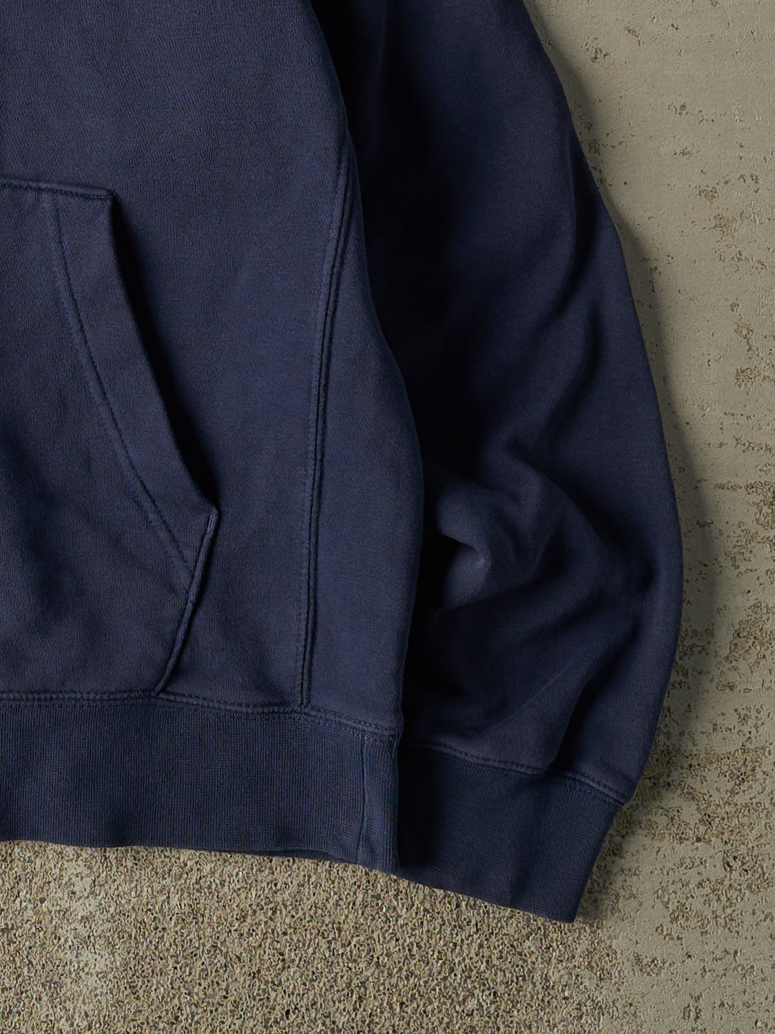 Vintage Y2K Navy Blue Nike Embroidered Hoodie (S/M)