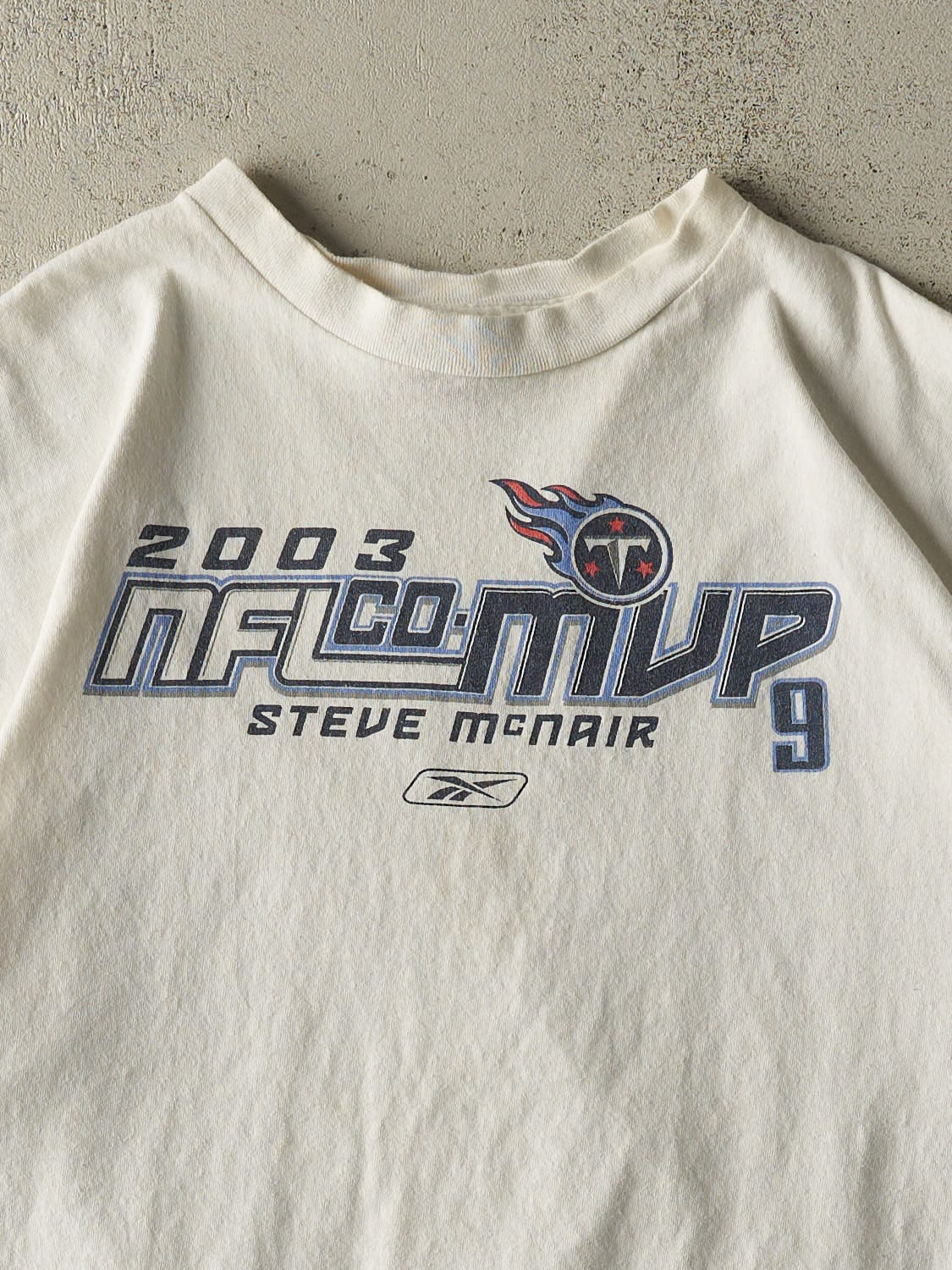 Vintage 03' White Tennessee Titans Tee (L)