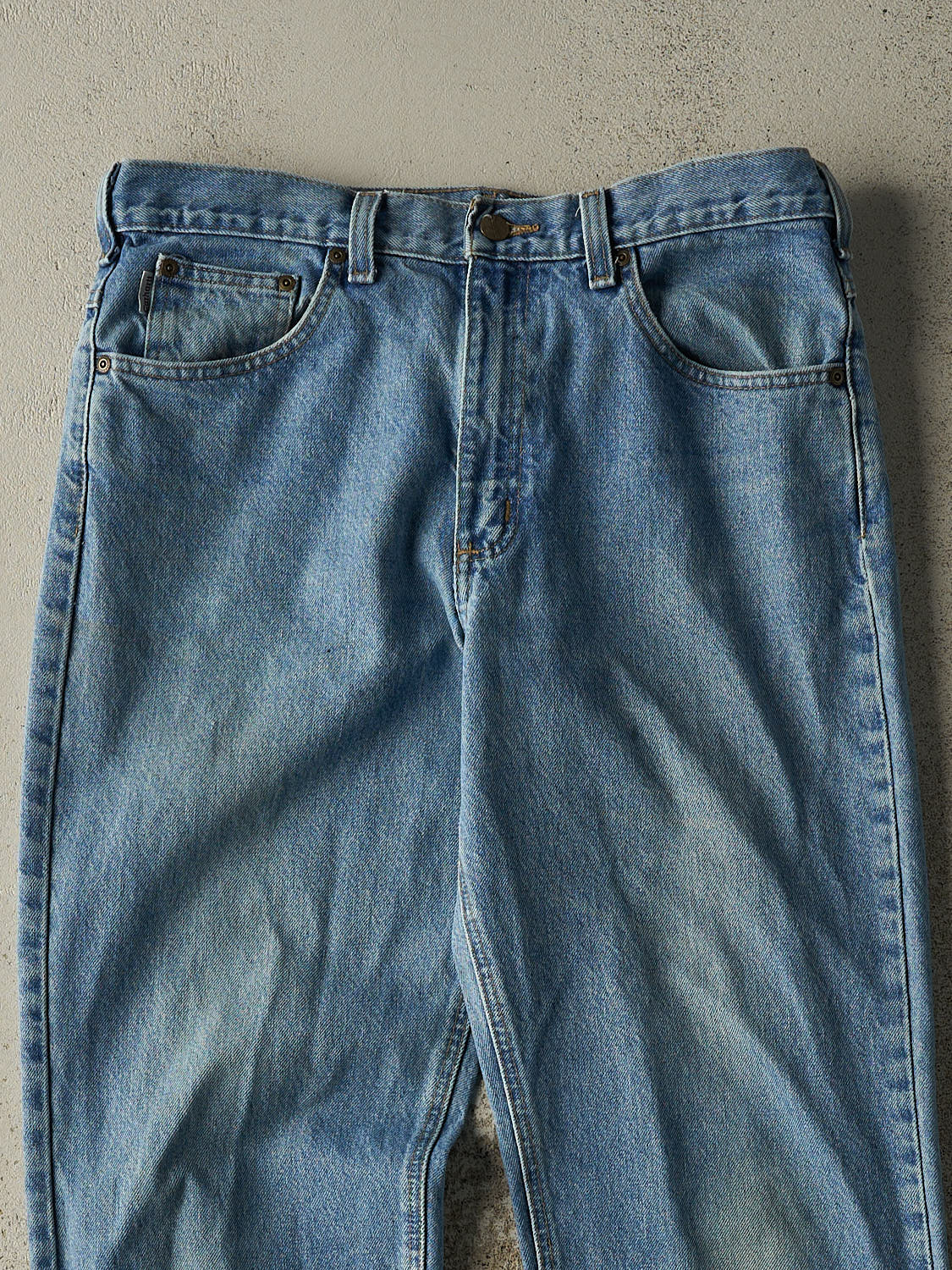 Vintage 90s Mid Wash Carhartt Jeans (33x29.5)