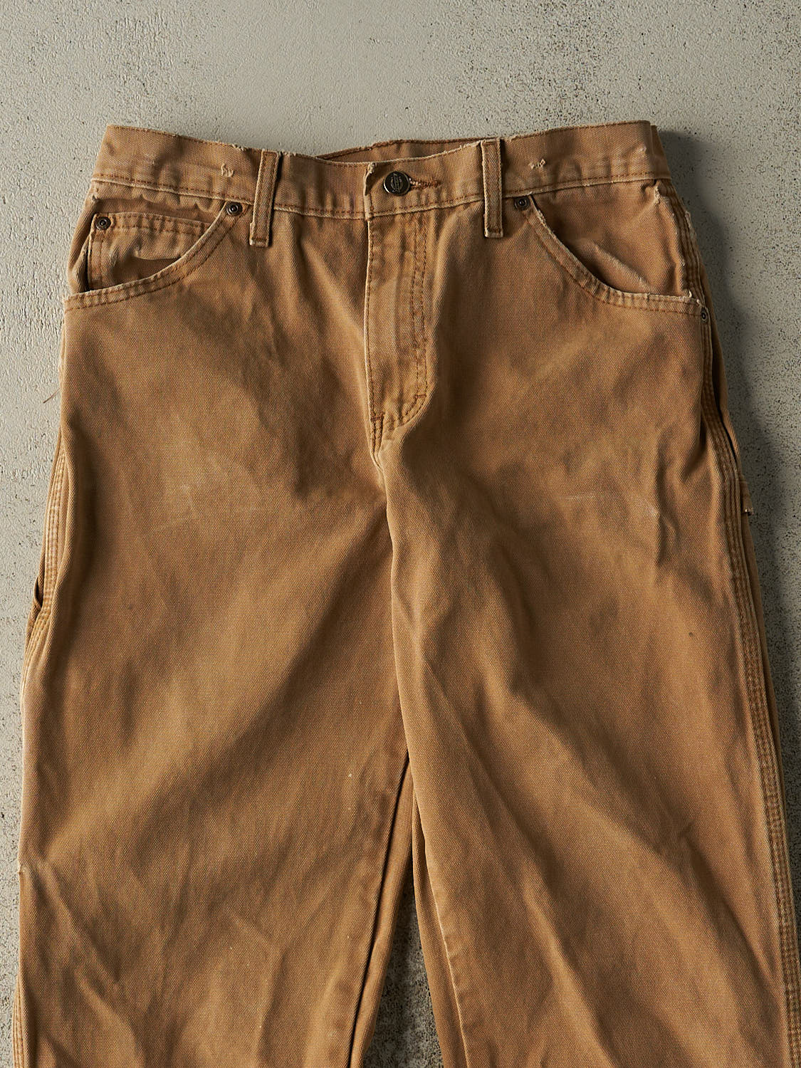 Vintage 90s Camel Dickies Carpenter Pants (29x30.5)