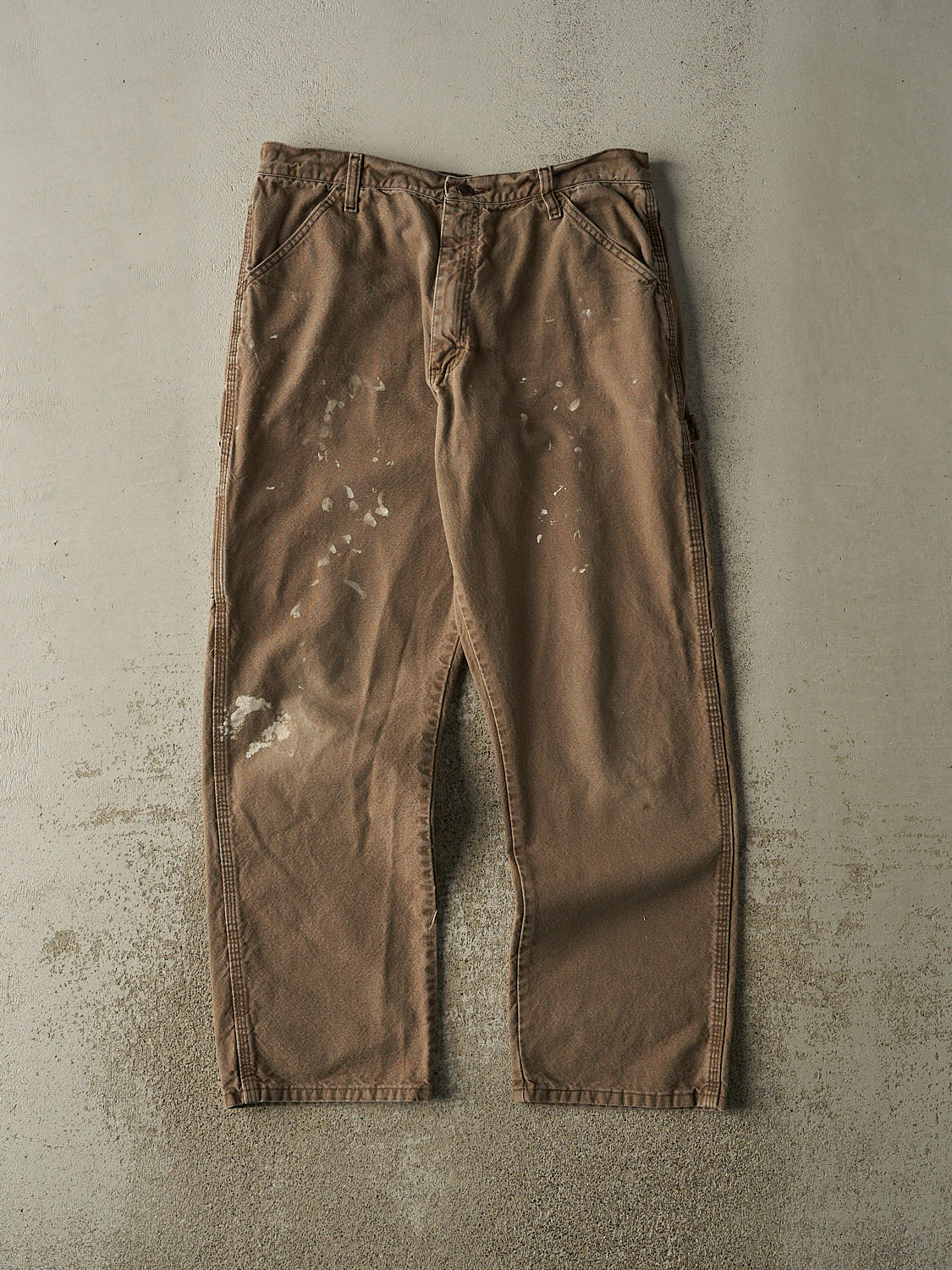 Vintage 90s Brown Rustler Carpenter Pants (33x30.5)