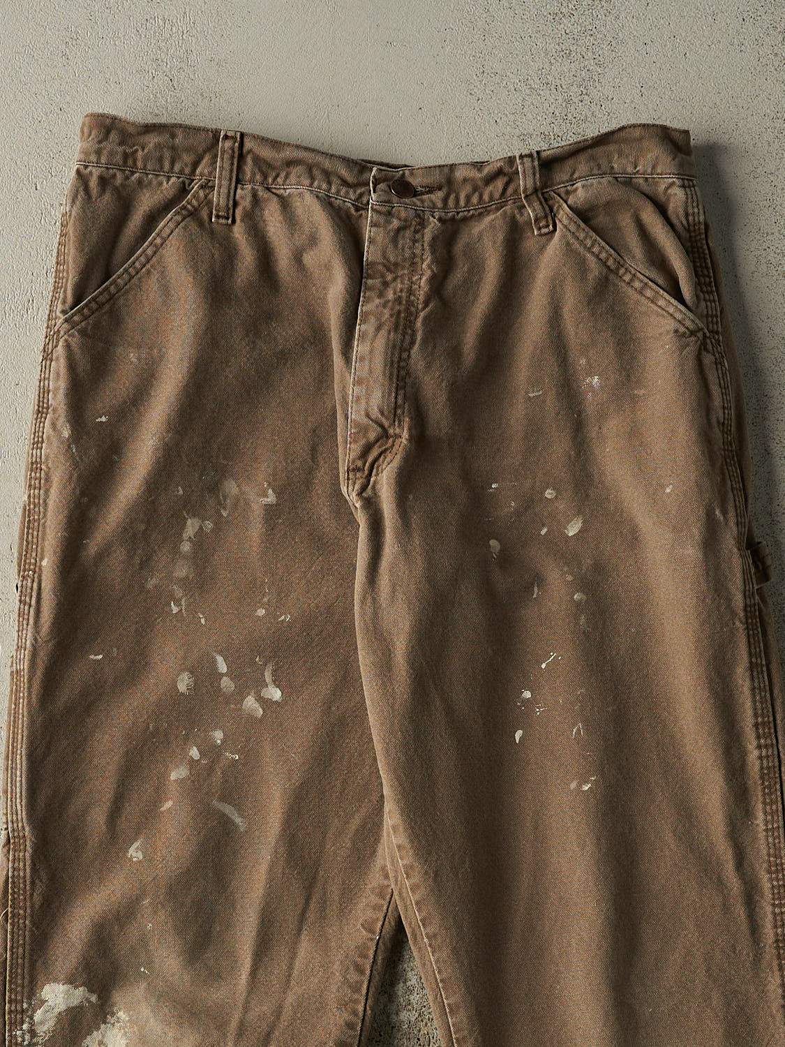 Vintage 90s Brown Rustler Carpenter Pants (33x30.5)